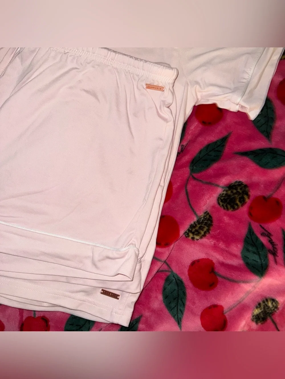 Danskin Women’s 2-Piece Light Pink Pajama Set Size XL Preowned